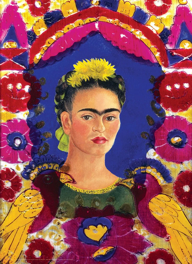 Puzzle Eurographics - 1000 p - Autoportrait / Le cadre - Frida Kahlo