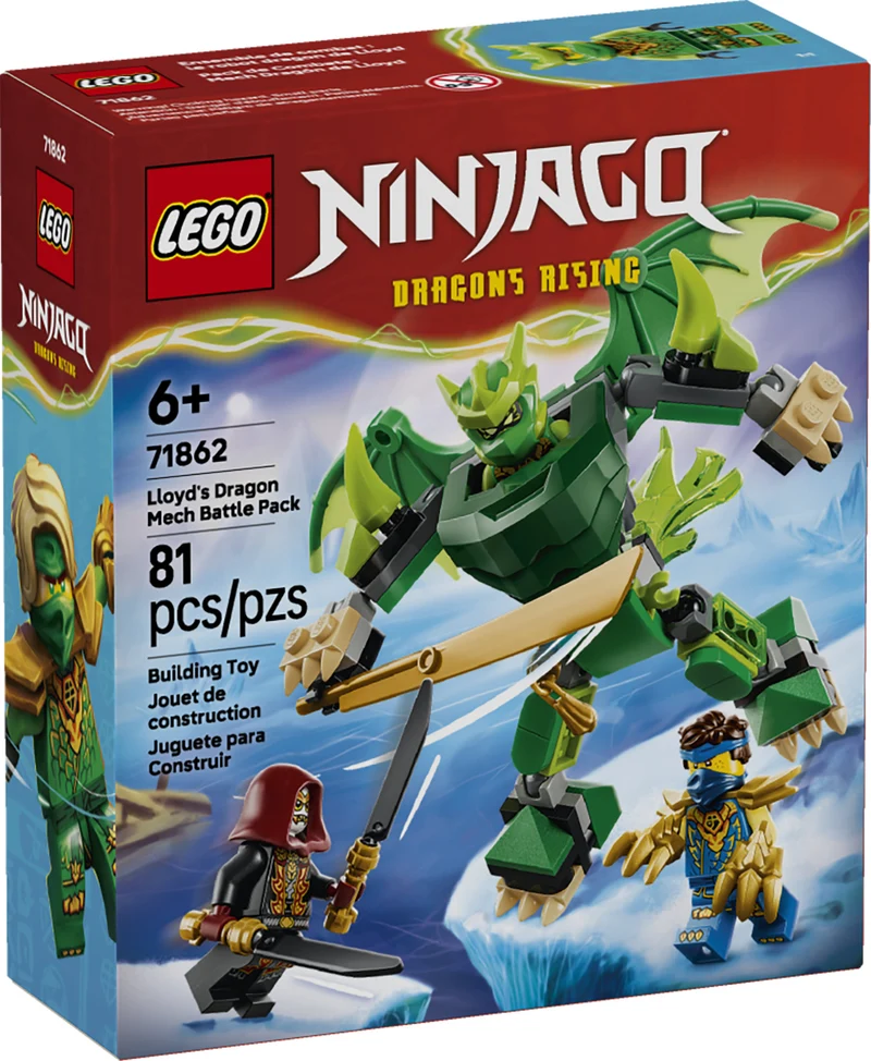 Ensemble de combat : le robot dragon de Lloyd