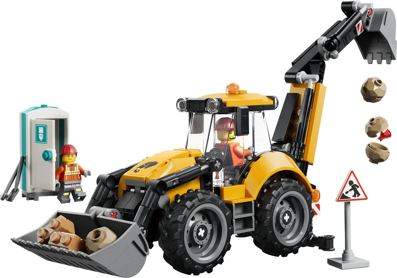 La chargeuse-pelleteuse jaune