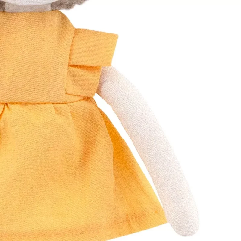 Peluche Zoé la brebis, robe jaune