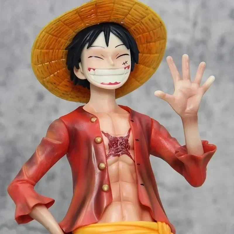 SmilingLuffy : Figurine Monkey D. Luffy 43cm pour les Fans de One Piece