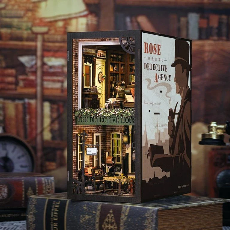Book Nook : Détective Privé Rose