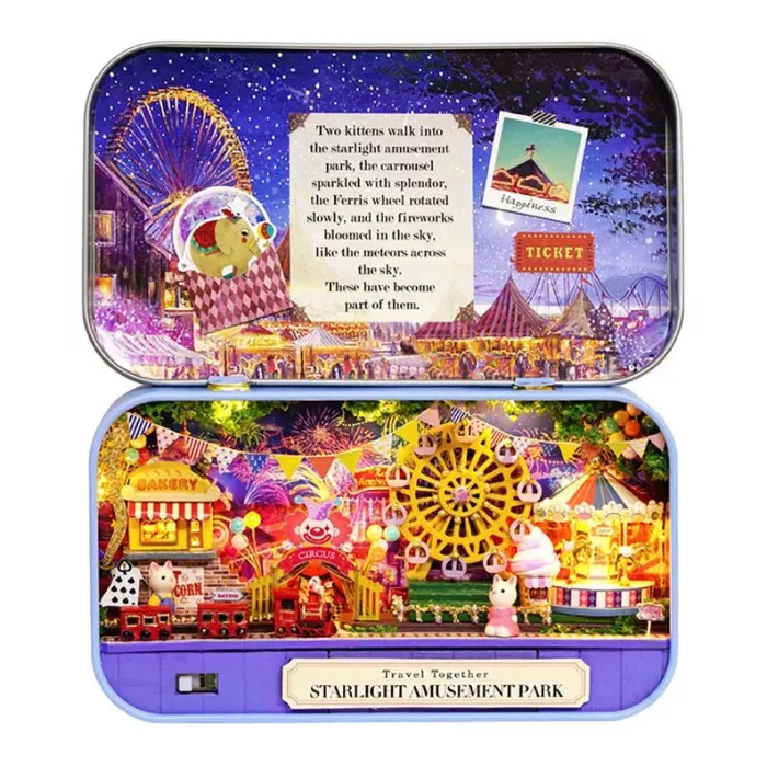 Book Nook : Fête Foraine - Boîte Métal