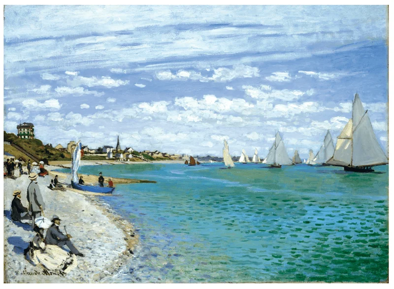 Puzzle Bois Michèle Wilson - 750 pièces - Régates à Sainte-Adresse - Monet
