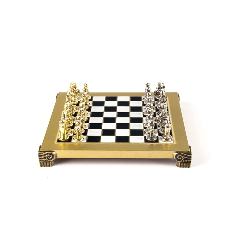 Ensemble jeu d'échecs en métal - Byzantin - Manopoulos