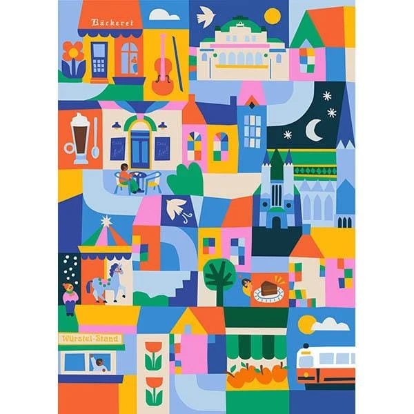 Une journee à Vienne, M.Van Neste (500 pcs)
