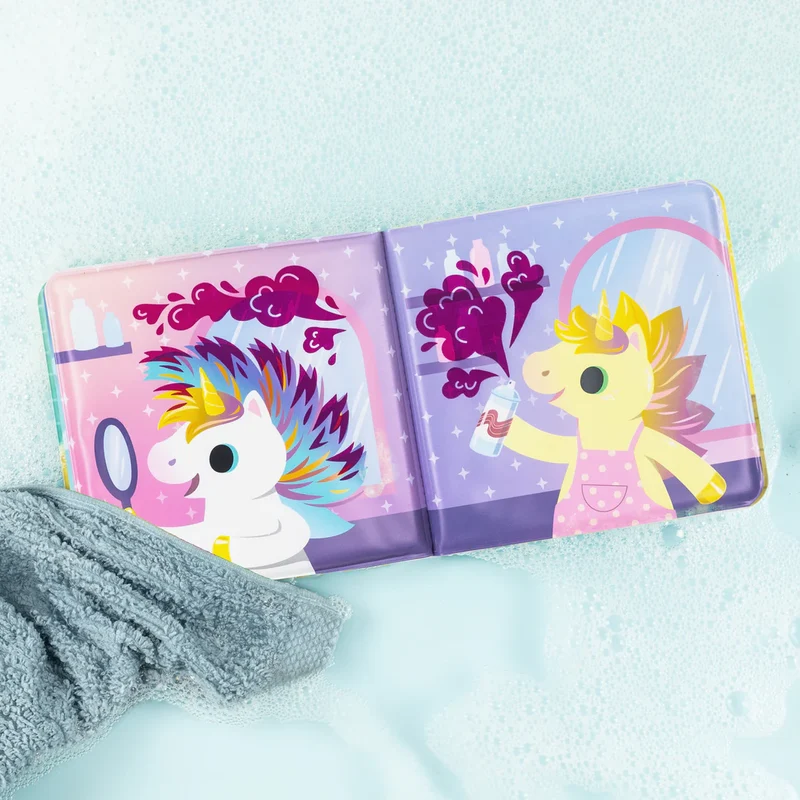 Livre de bain licornes à nettoyer