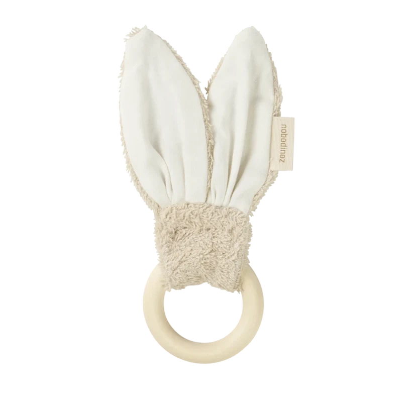 Anneau de dentition Bunny Nobodinoz Almond