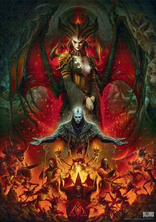 Diablo IV Lilith Composition Puzzle 1000 pièces