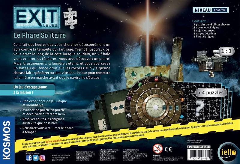 EXIT PUZZLE : Le Phare solitaire (Confirmé)