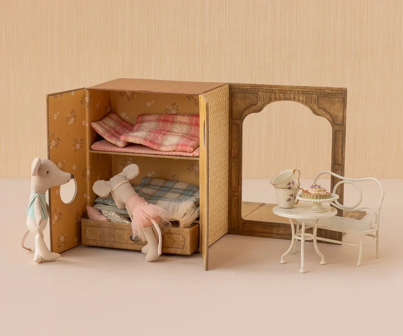 Studio De Danse Maileg Avec Petite Sœur Et Petit Frère Souris