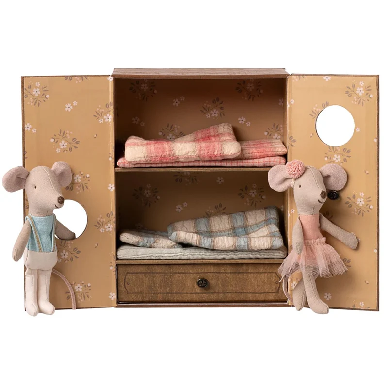 Studio De Danse Maileg Avec Petite Sœur Et Petit Frère Souris