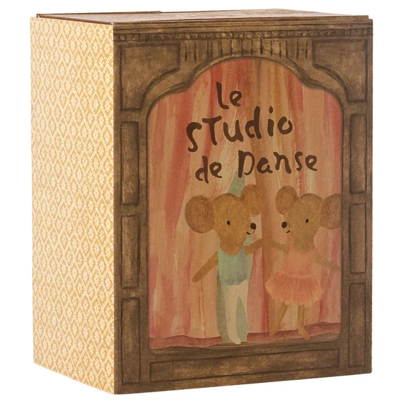 Studio De Danse Maileg Avec Petite Sœur Et Petit Frère Souris