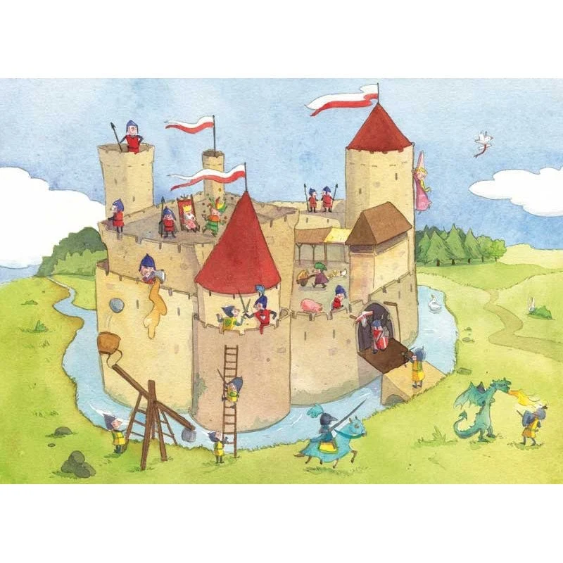 Puzzle MW - 24 p - Panique au chateau fort