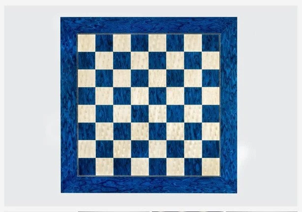 Ensemble bois laqué bleu