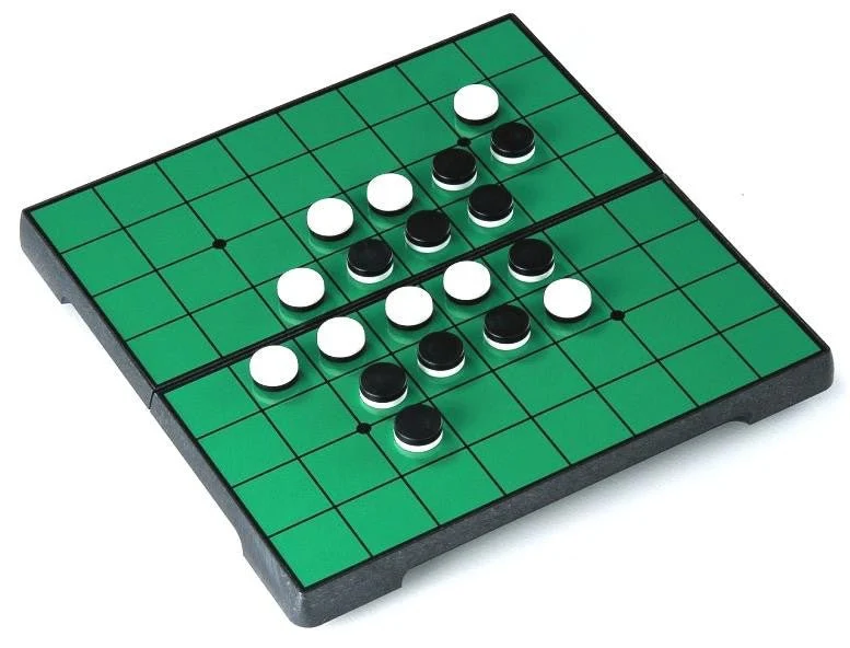 Reversi / Othello de voyage magnétique - 16,5 x 16,5 cm