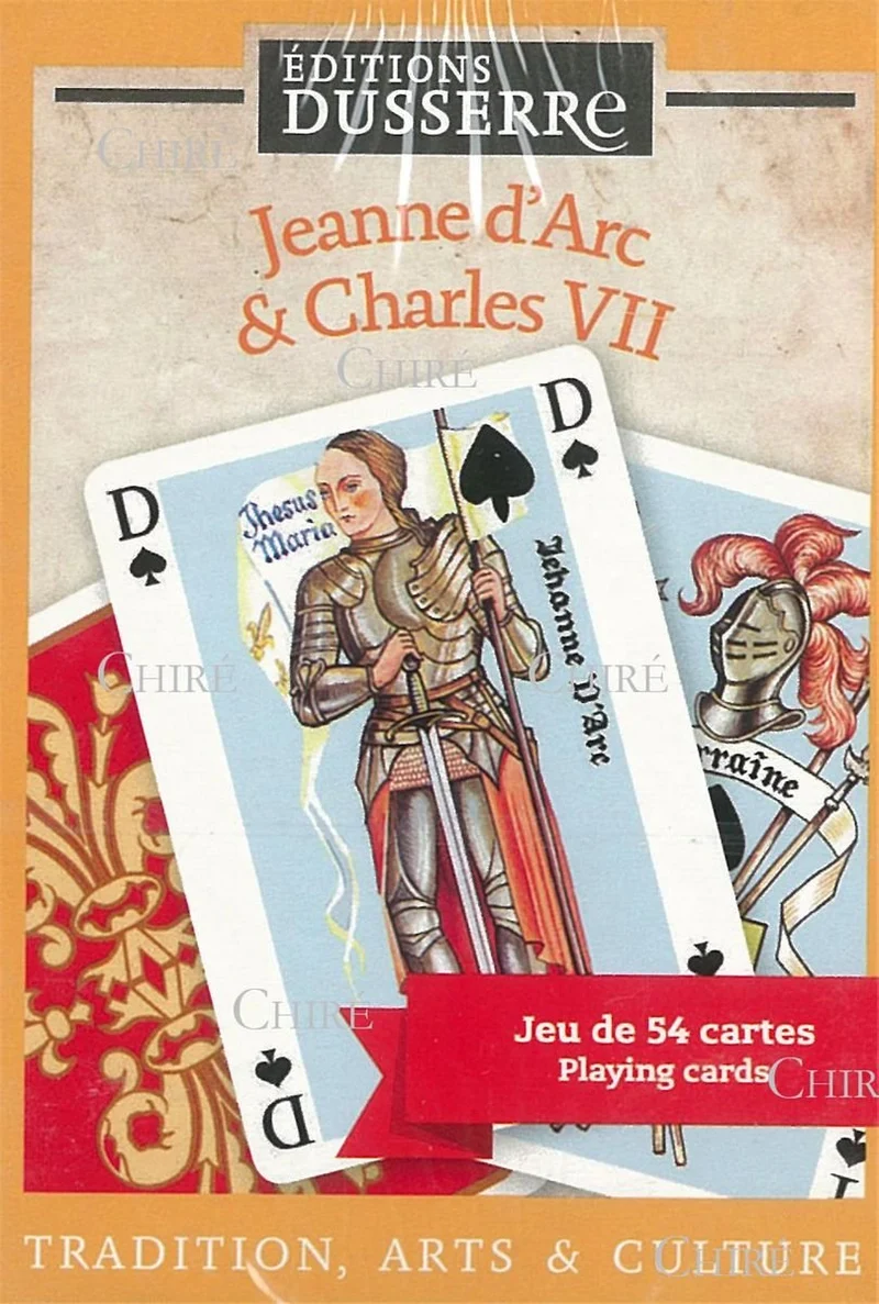 Cartes DUSSERRE - Jeanne d'Arc et Charles VII