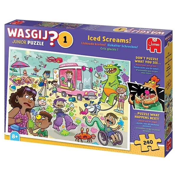 Wasgij Junior #1, Cris glacés ! (240 pcs)