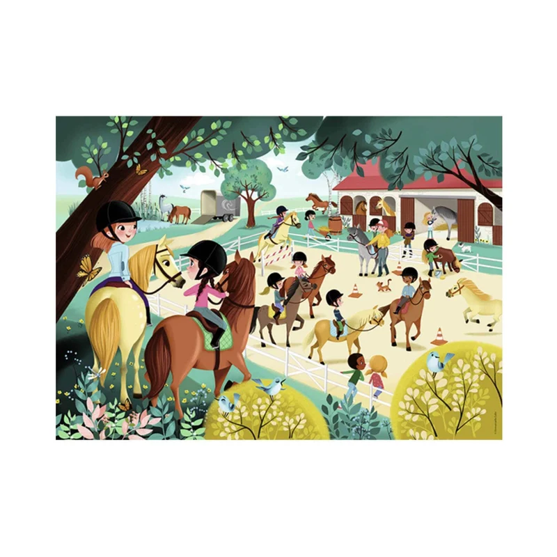Bienvenue au centre equestre (60 pcs)