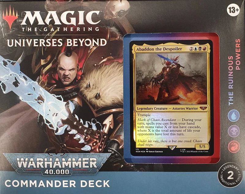 MTG 40k Univers Infinis Commander The Ruinous Powers (EN)