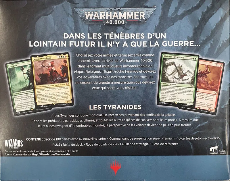 MTG 40k Univers Infinis Commander Nuée de Tyranides (FR)