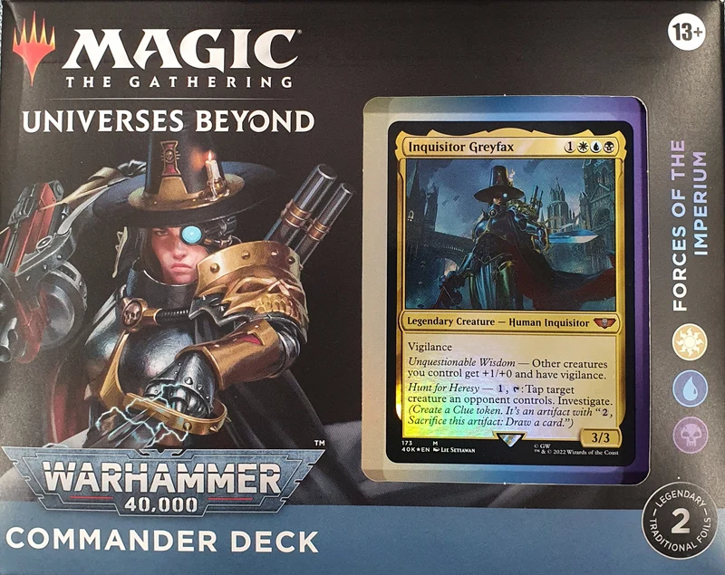 MTG 40k Univers Infinis Commander Forces of the imperium (EN)