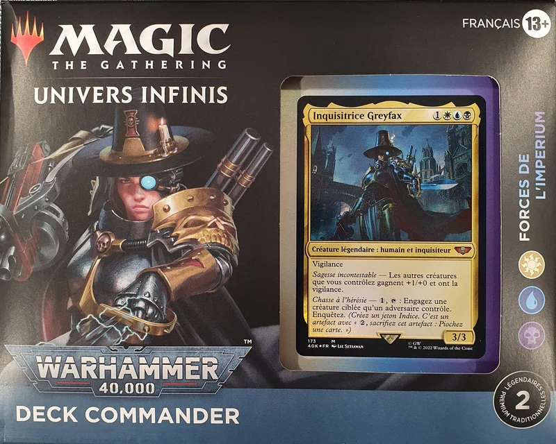 MTG 40k Univers Infinis Commander Forces de l'Imperium (FR)