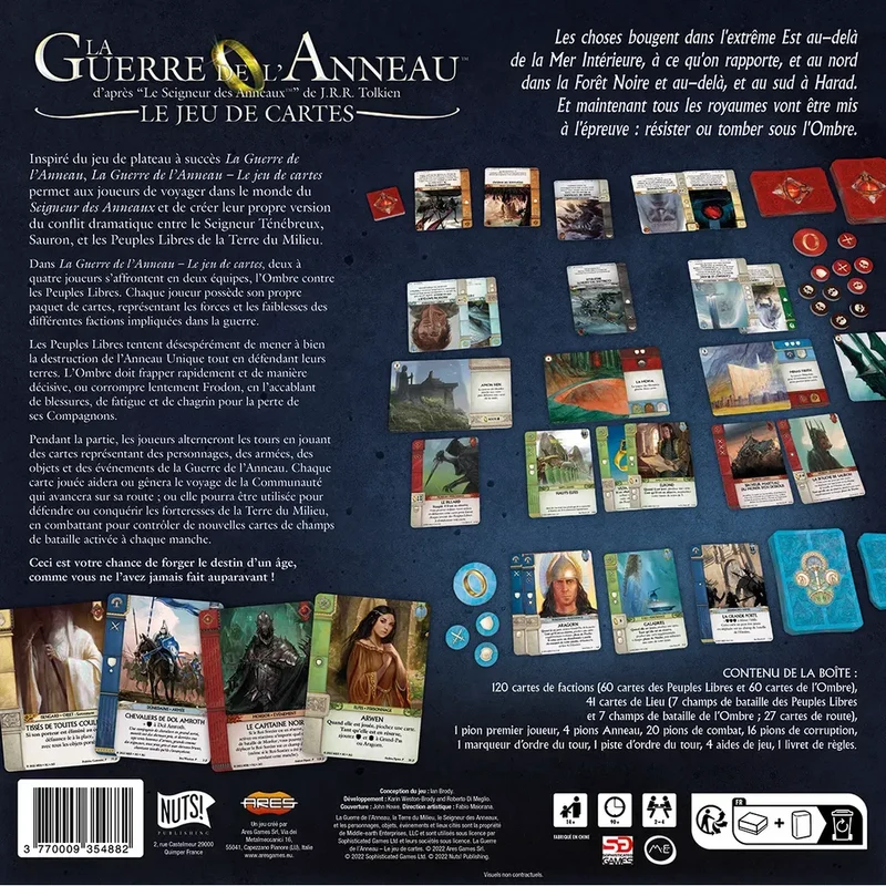 La Guerre De l'Anneau : Le Jeu De Cartes