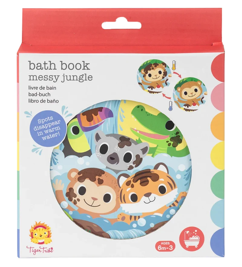 Livre de bain animaux de la jungle à nettoyer
