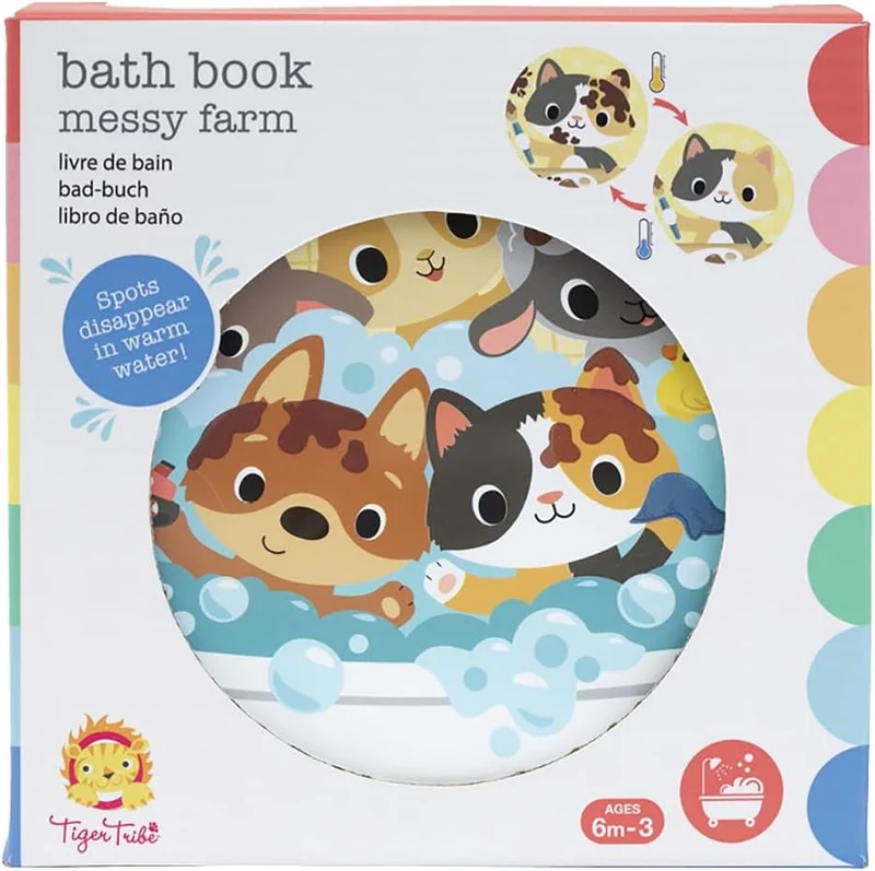 Livre de bain animaux de la ferme à nettoyer