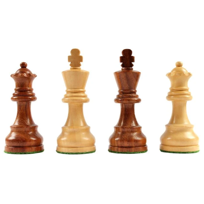 Ensemble jeu d'échecs Club en palissandre Zébré - Pièces Acacia