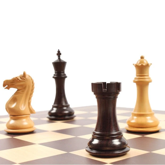 Ensemble jeu d'échecs Suprême en Wengé - Pièces palissandre et buis