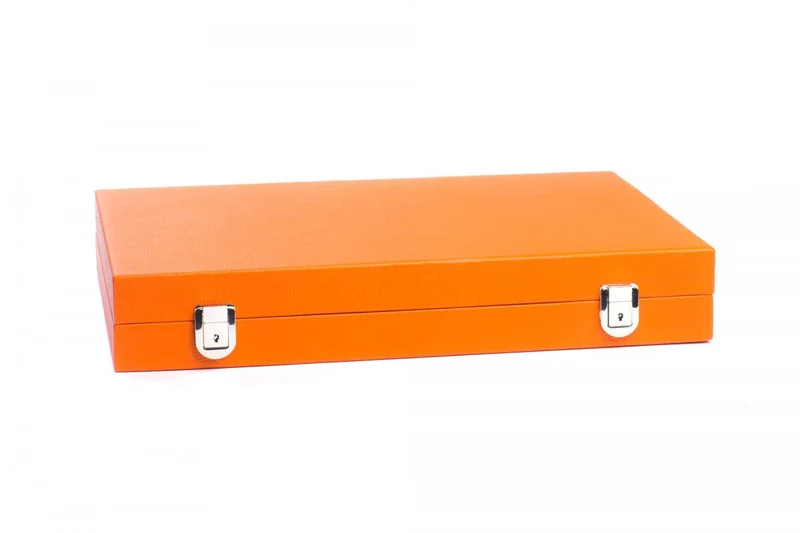 Backgammon Hector Saxe - Buffle Orange - Grand