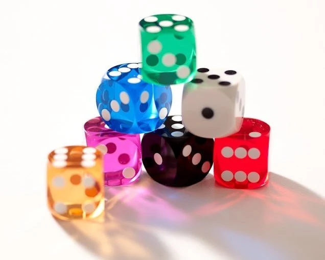 Dés Vert de précision - Calibrés et numérotées 14 mm - Dés de backgammon