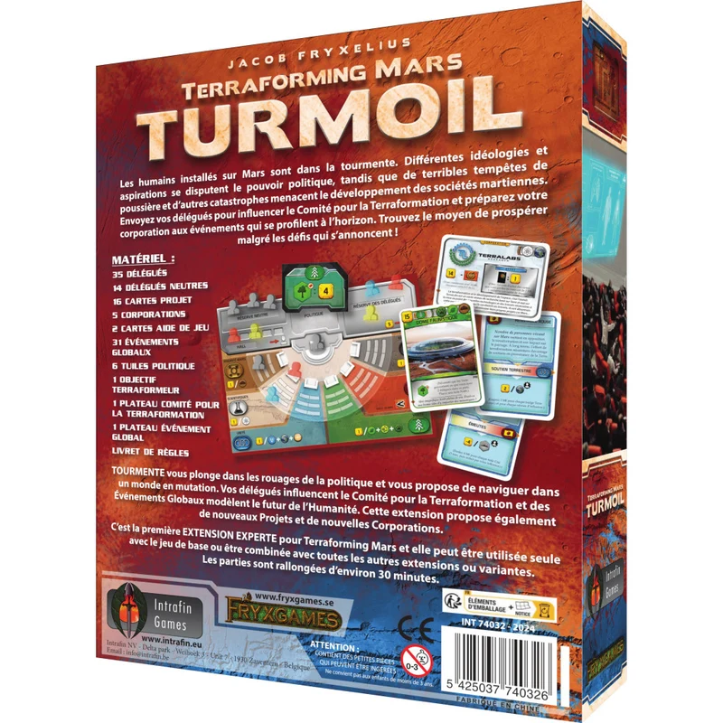 Terraforming Mars - Extension : Turmoil