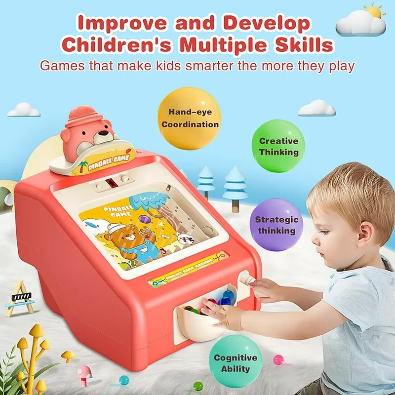 BumperRush : Flipper Électronique de Table avec Lumières et Sons