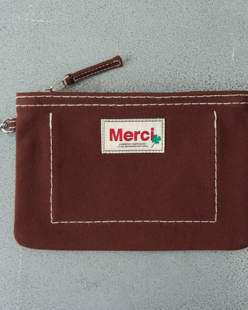 Merci - Pochette Candide - Marron