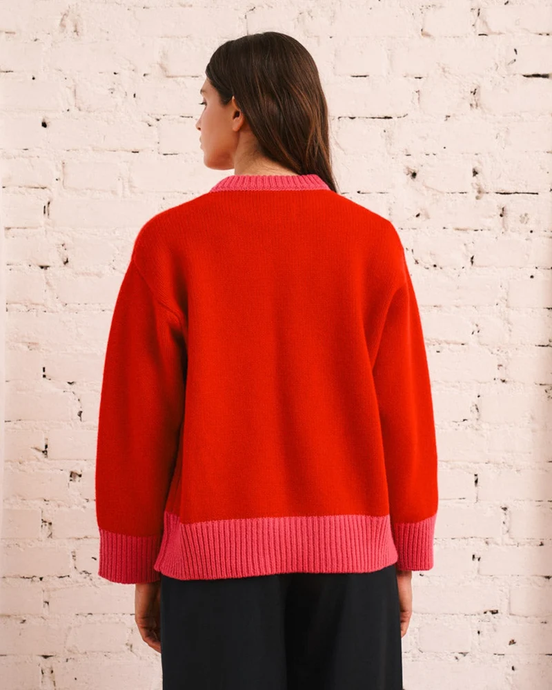 Merci - Pull Eloise - Rouge & Rose