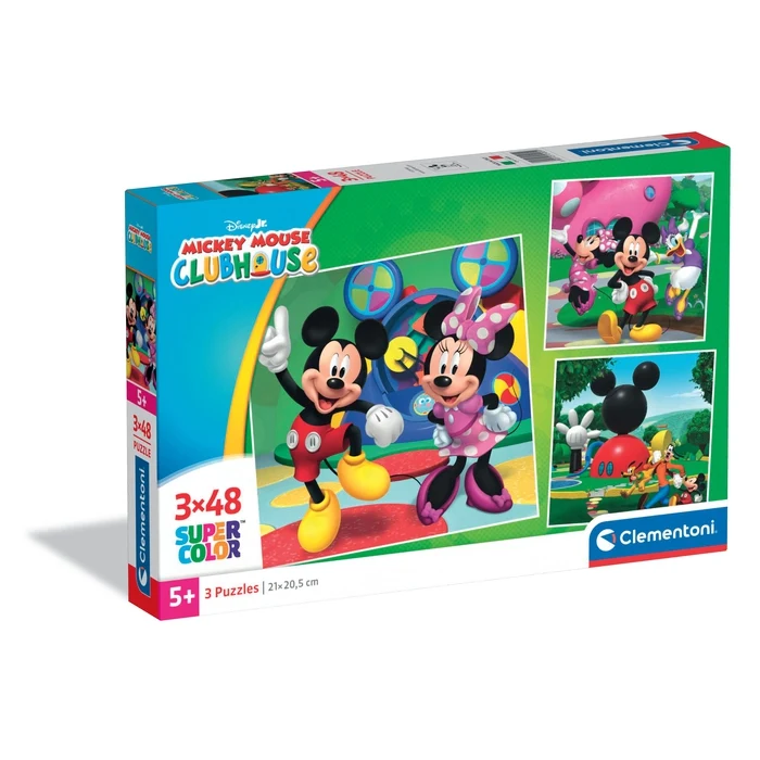 MICKEY MOUSE CLUB HOUESE - 3x48 pièces