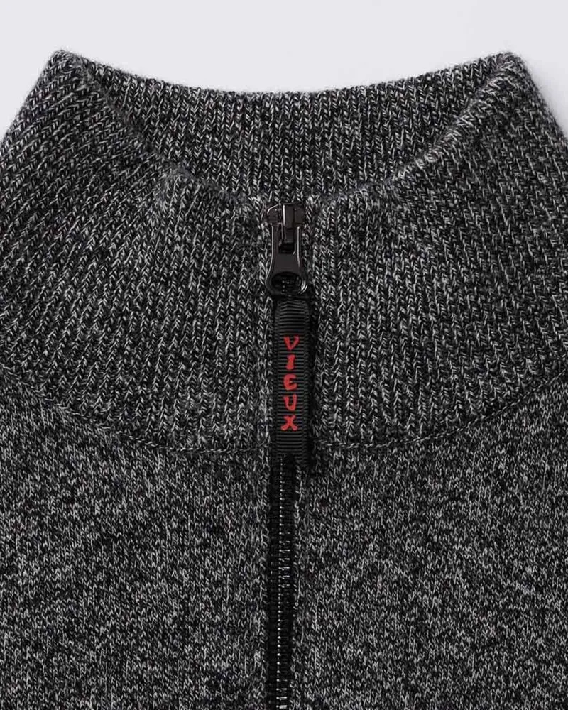 Au Vieux Campeur - Congés Payés - Pull Poppy - Noir Blanc Mouliné