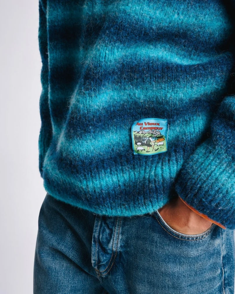 Au Vieux Campeur - Congés Payés - Pull Livio - Marine & Bleu