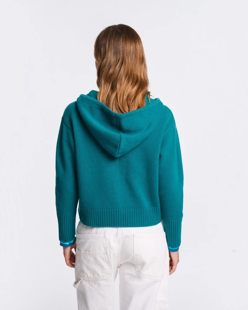 Au Vieux Campeur - Congés Payés - Pull Daisy - Vert Canard