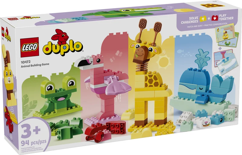 Le jeu de construction d'animaux