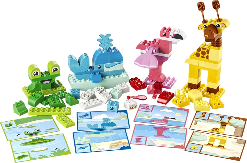 Le jeu de construction d'animaux