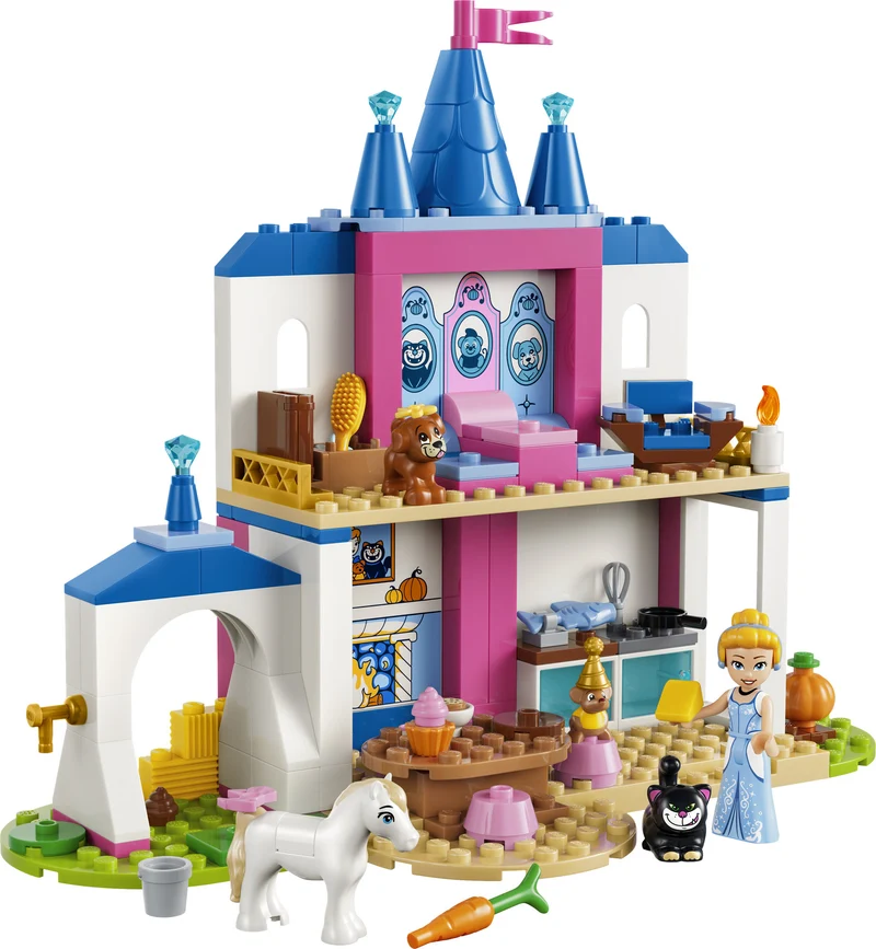 Château de Cendrillon et ses amis animaux