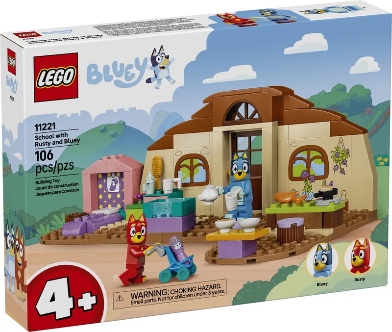L’école avec Rusty et Bluey
