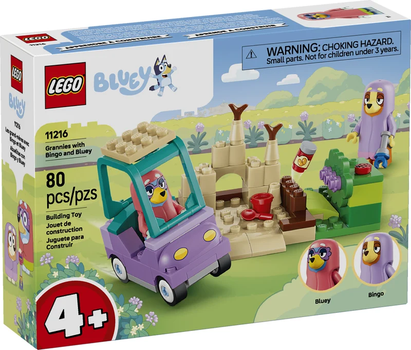 Les grand-mères avec Bingo et Bluey