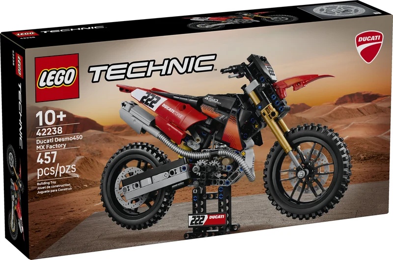 La moto Ducati Desmo450 MX Factory