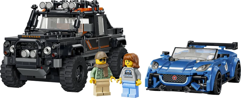 La Jaguar Project 7 et le Land Rover Defender