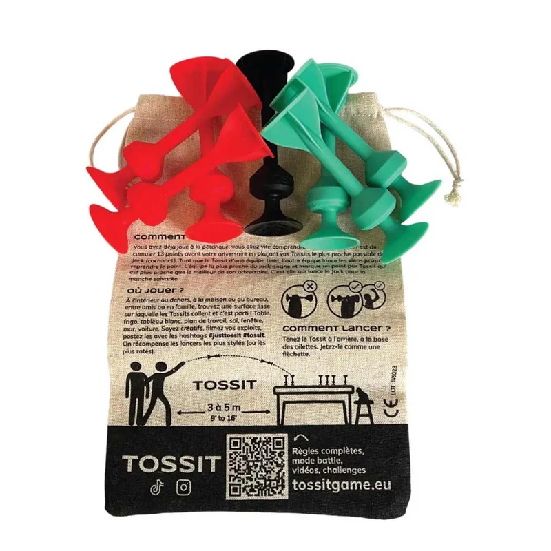 Tossit : Rouge-cyan